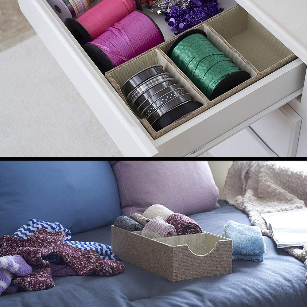 3 Section Drawer Organizer Box