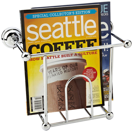 Chrome Magazine Rack
